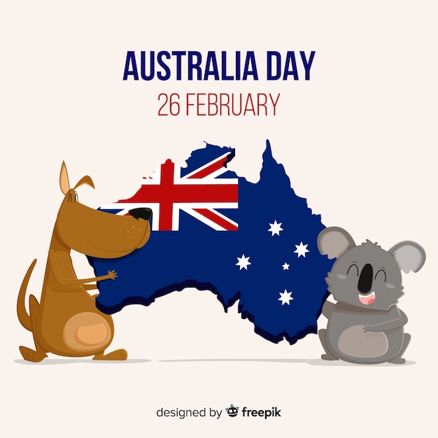 Zdarma Vektor den austrálie