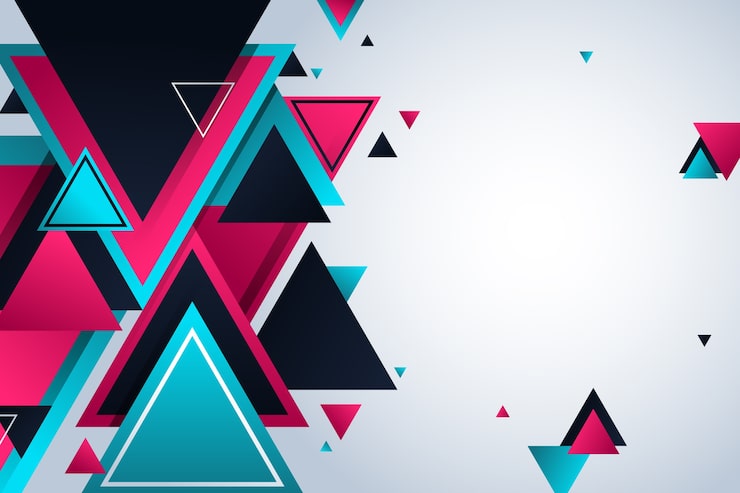 Zdarma Vektor gradientní geometrické polygonální tvary pozadí
