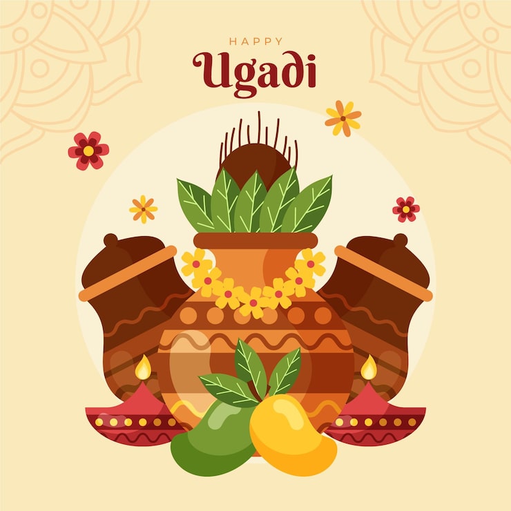 Zdarma Vektor plochá šťastná ugadi ilustrace