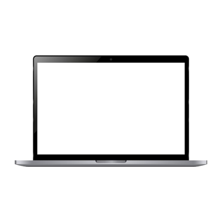 Zdarma Vektor realistický laptop
