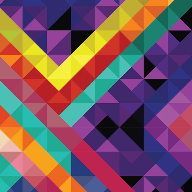 Vetor grátis fundo geométrico multicolor
