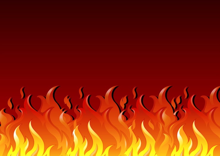 Vettore gratuito fuoco caldo