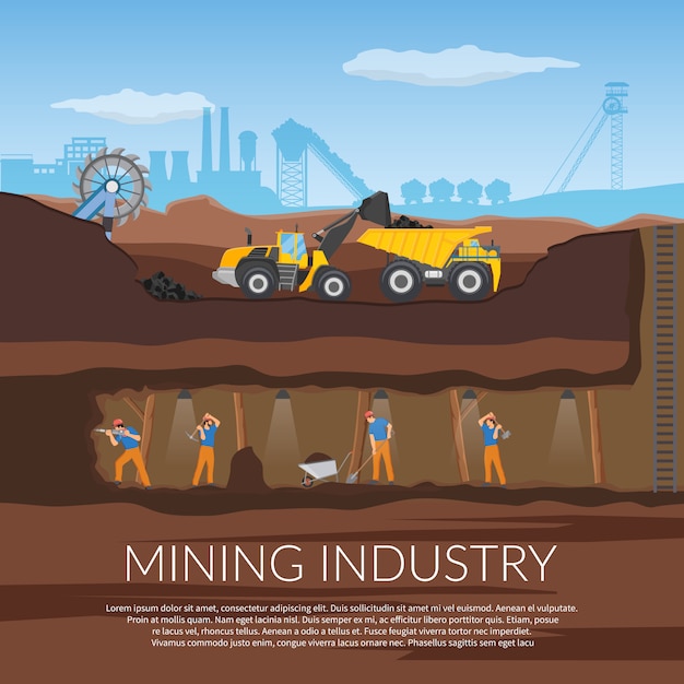 Vettore gratuito illustrazione di data mining