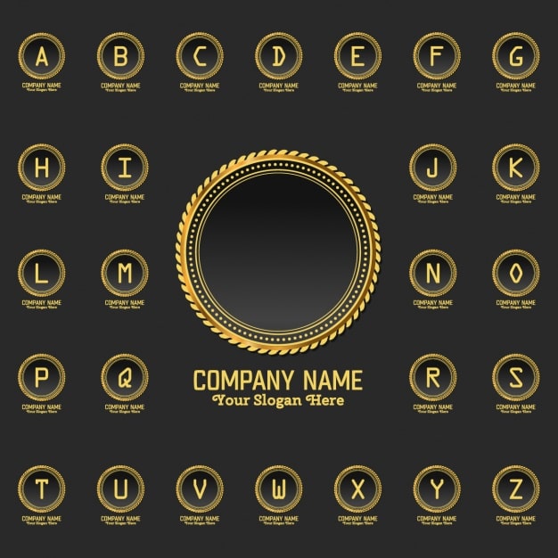 Vettore gratuito raccolta logo modelli