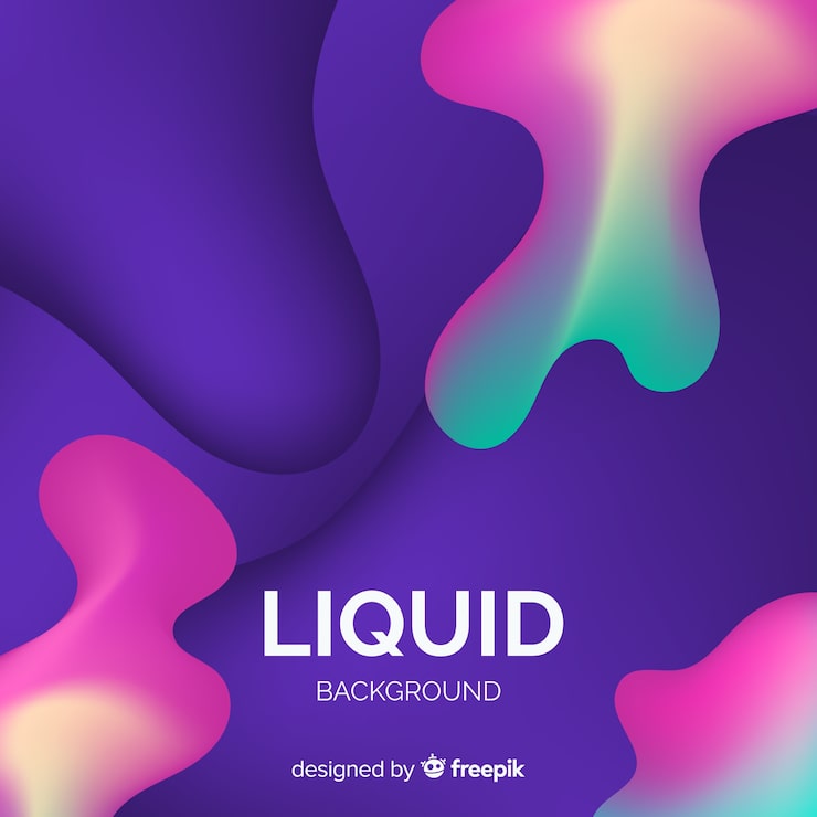 Vettore gratuito sfondo liquido