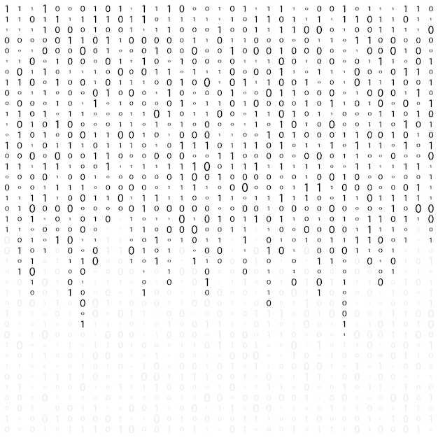 Vettore abstract matrix background binary computer code coding hacker concept illustrazione di sfondo vettoriale