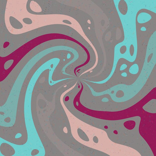 Vettore abstract psychedelic groovy background vector