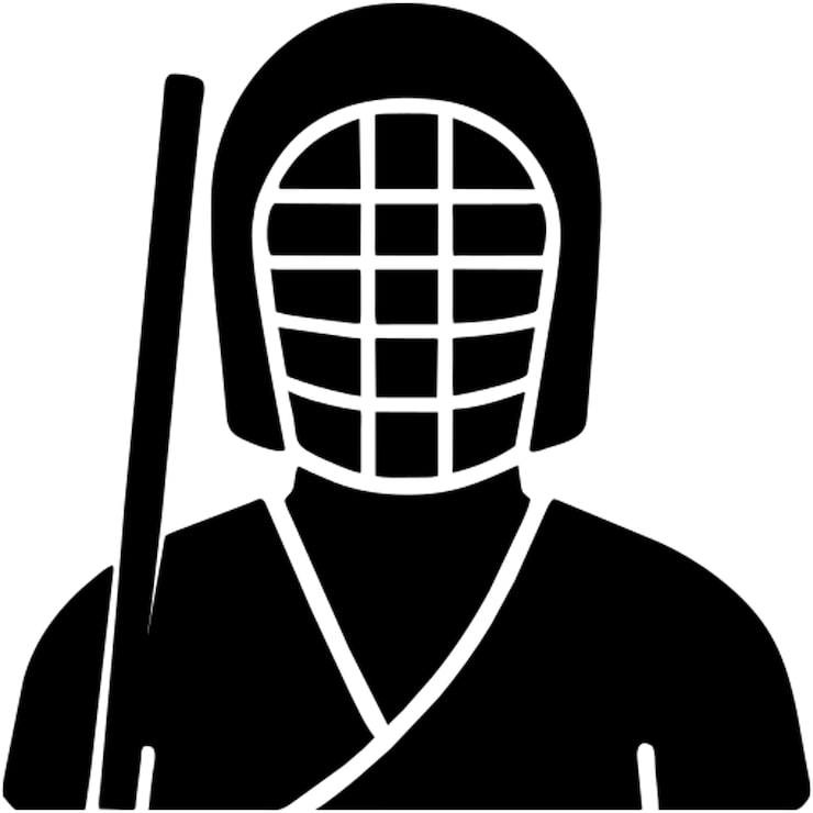 Vettore icona del kendo