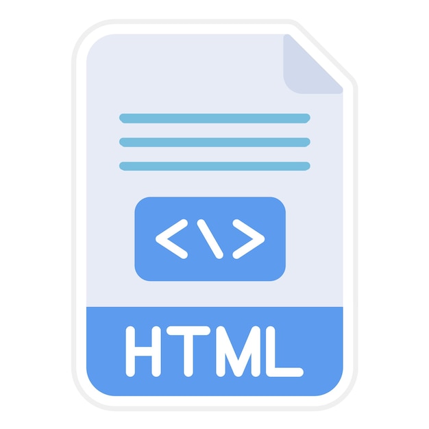 Vettore immagine vettoriale di icone html può essere utilizzata per no code