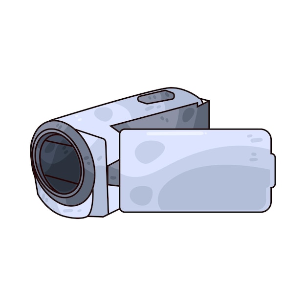 Vettore videocamera