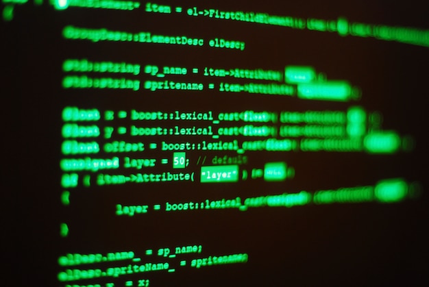 Gratis Foto computer programma code