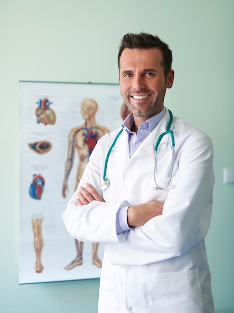 Gratis Foto ik probeer de beste dokter te zijn