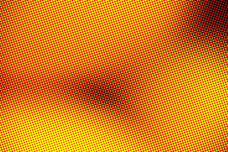 Gratis Foto kunstzinnige achtergrondbehang met kleurhalftone-effect