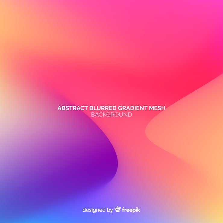 Gratis Vector abstracte vervaagde gradiënt mesh achtergrond