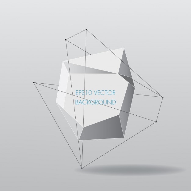 Gratis Vector abstracte vorm veelhoekige achtergrond