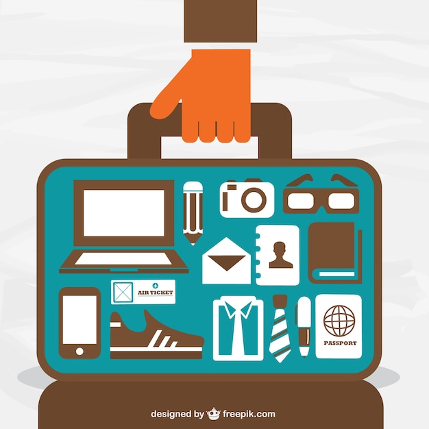 Gratis Vector bagage vector gratis