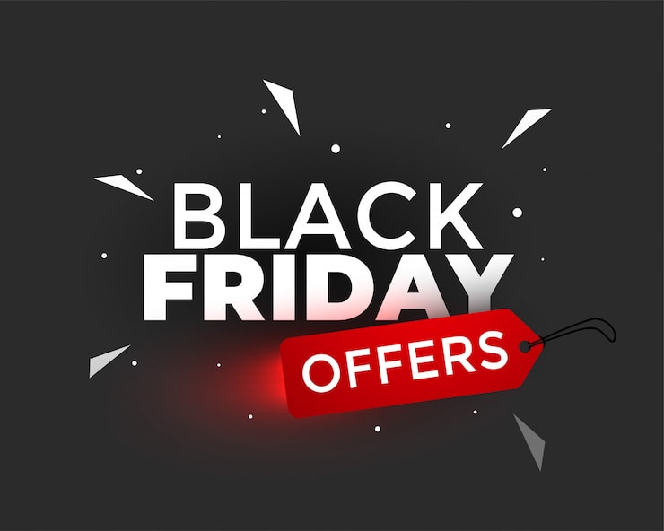 Gratis Vector black friday biedt een creatief bannerontwerp