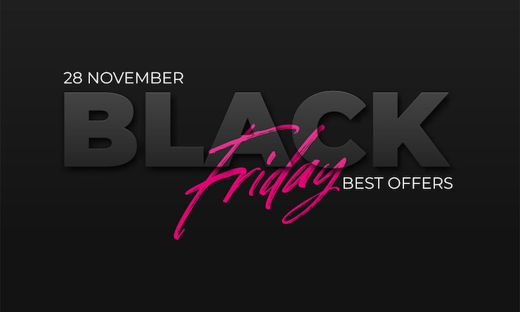 Gratis Vector black friday sale banner