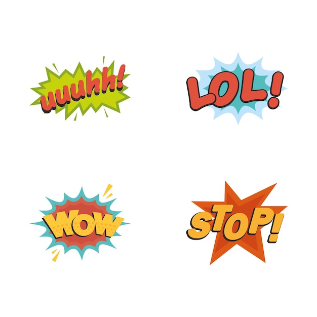 Gratis Vector chatstickers