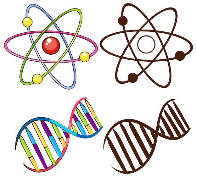 Gratis Vector dna-structuren