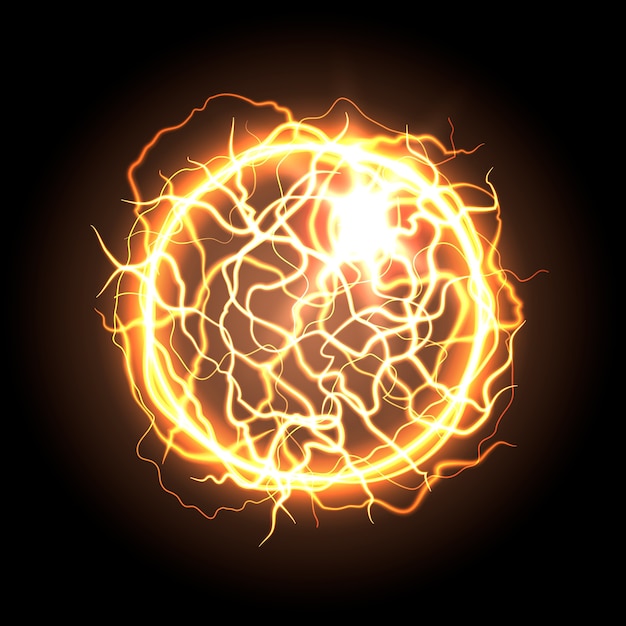 Gratis Vector elektrisch lichteffect