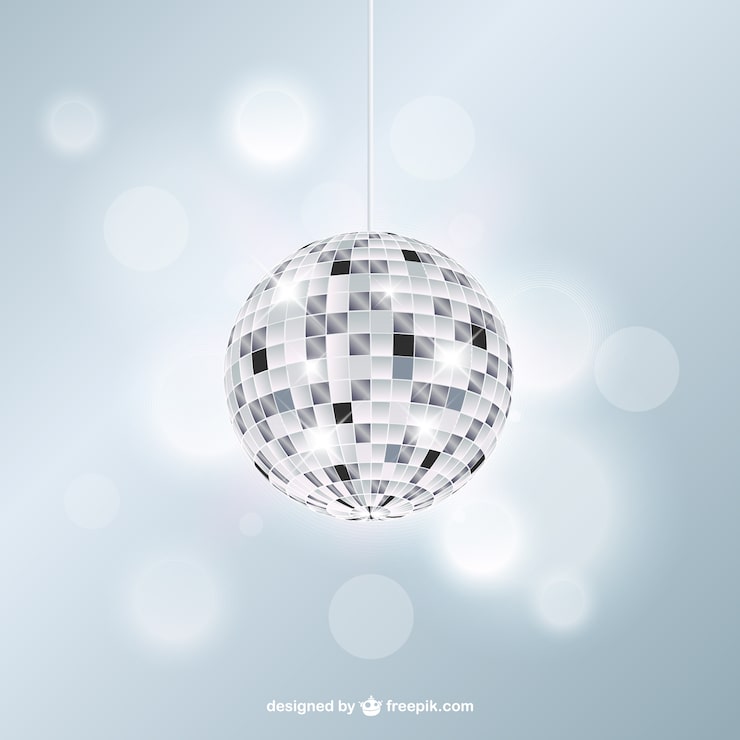 Gratis Vector felle disco bal