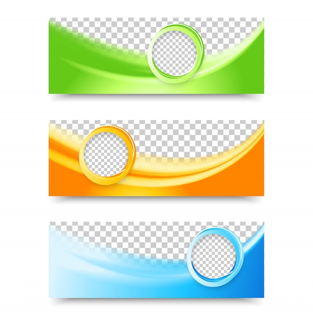 Gratis Vector flyer sjabloon header design.