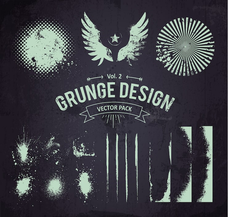 Gratis Vector grunge elementen