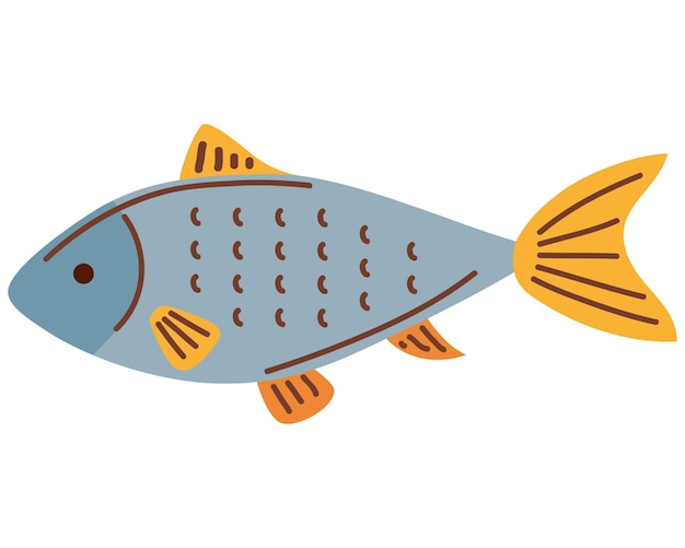 Gratis Vector icon van de vis