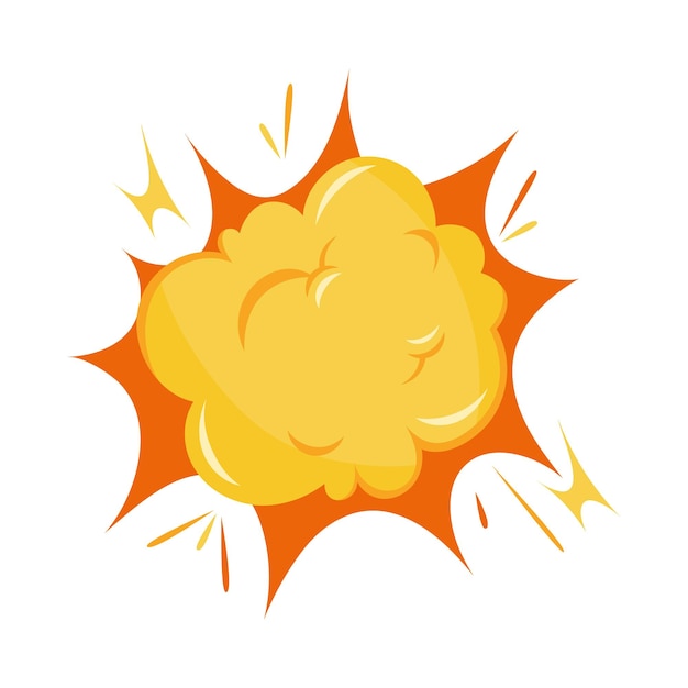 Gratis Vector icon van het explosie-effect