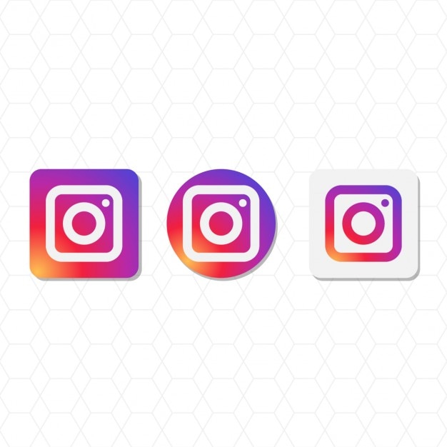 Gratis Vector instagram logo pack