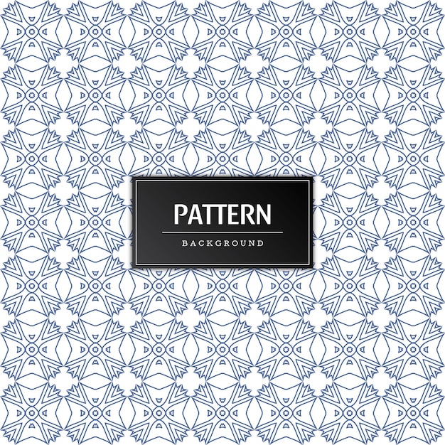 Gratis Vector mooie naadloze patroon