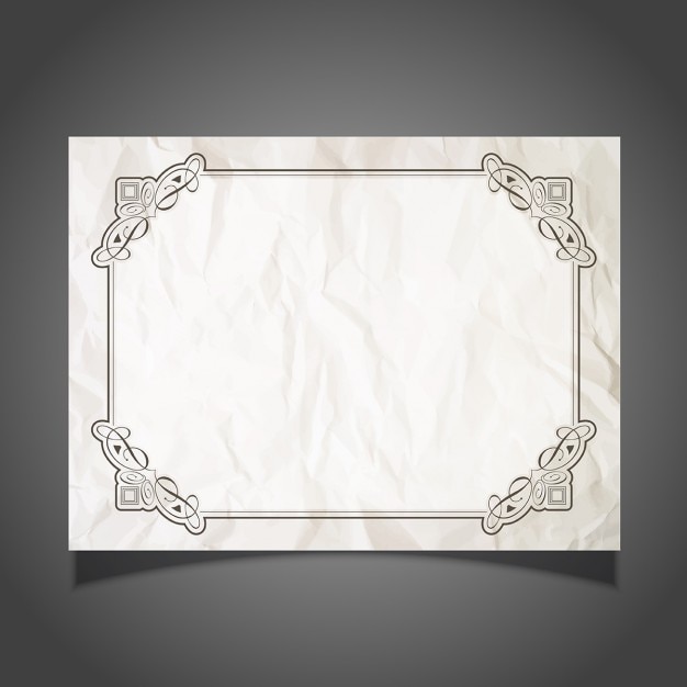 Gratis Vector papier frame