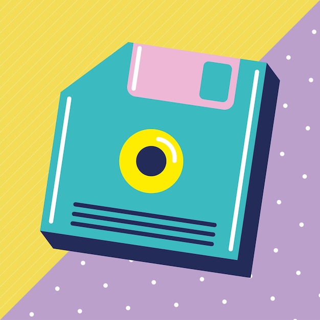 Gratis Vector retro-floppy disk