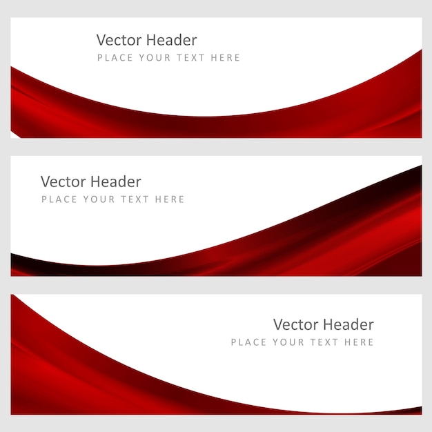 Gratis Vector set abstracte vector achtergrond