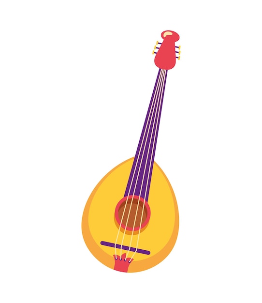 Gratis Vector spaans erfgoedinstrument sitar
