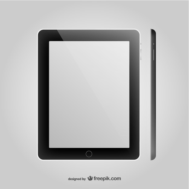 Gratis Vector tabletscherm