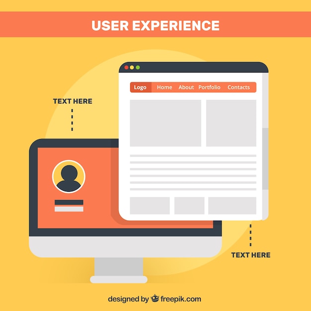 Gratis Vector user experience elementen