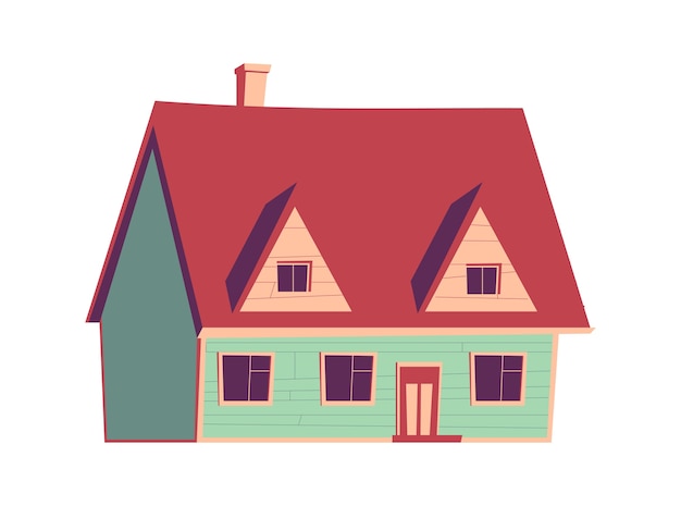 Gratis Vector woningbouw, cartoon afbeelding