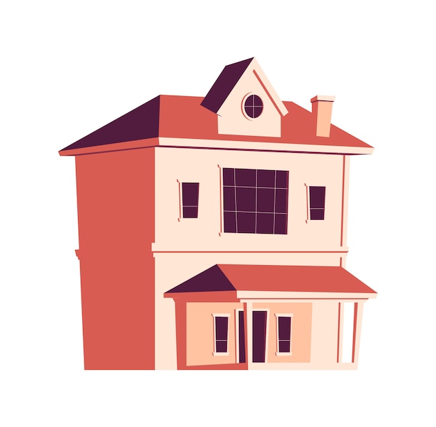 Gratis Vector woningbouw, cartoon afbeelding