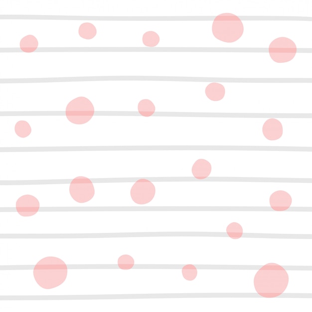 Gratis Vector zachte roze abstracte cirkel patroon achtergrond