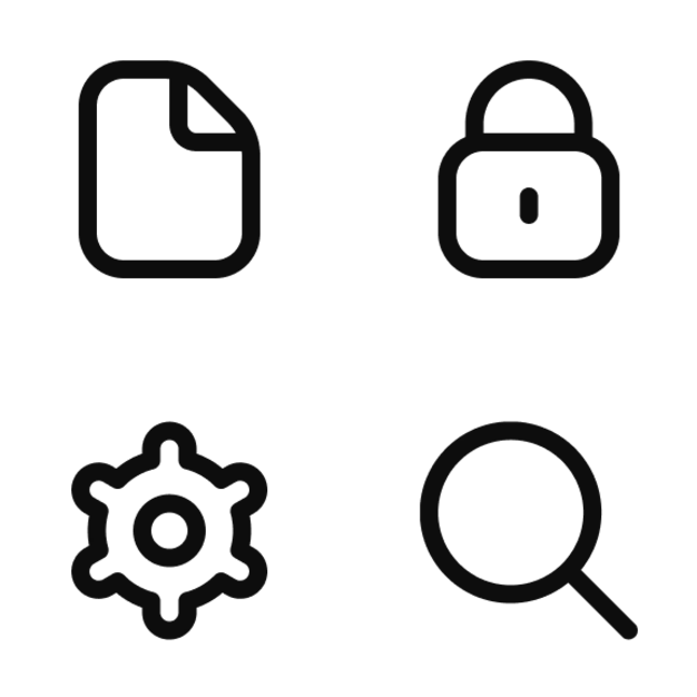 Interface icons
