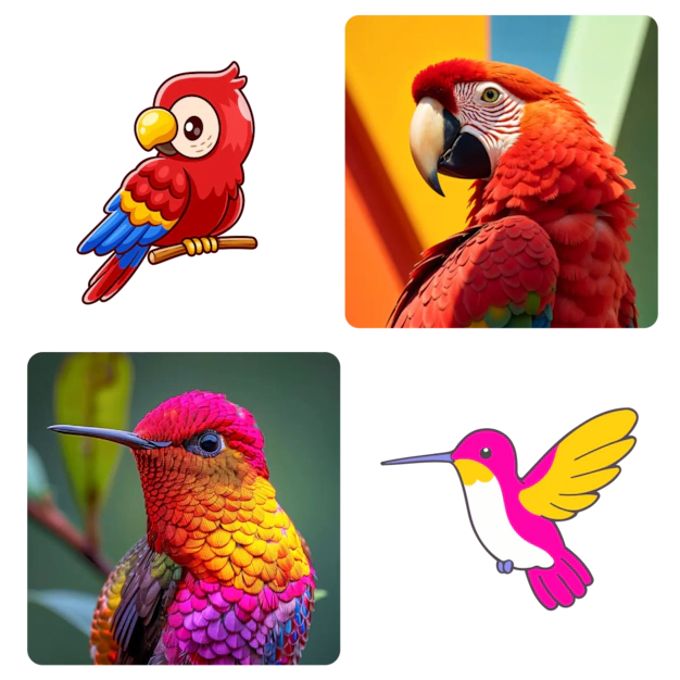 Create your own illustration with AI image